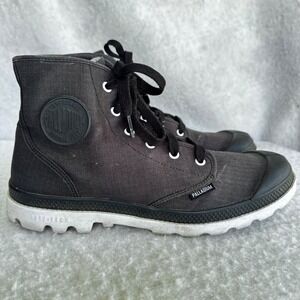Palladium Pampa Hi Lite Waterproof Canvas Ankle Boots Womens Mens US 10